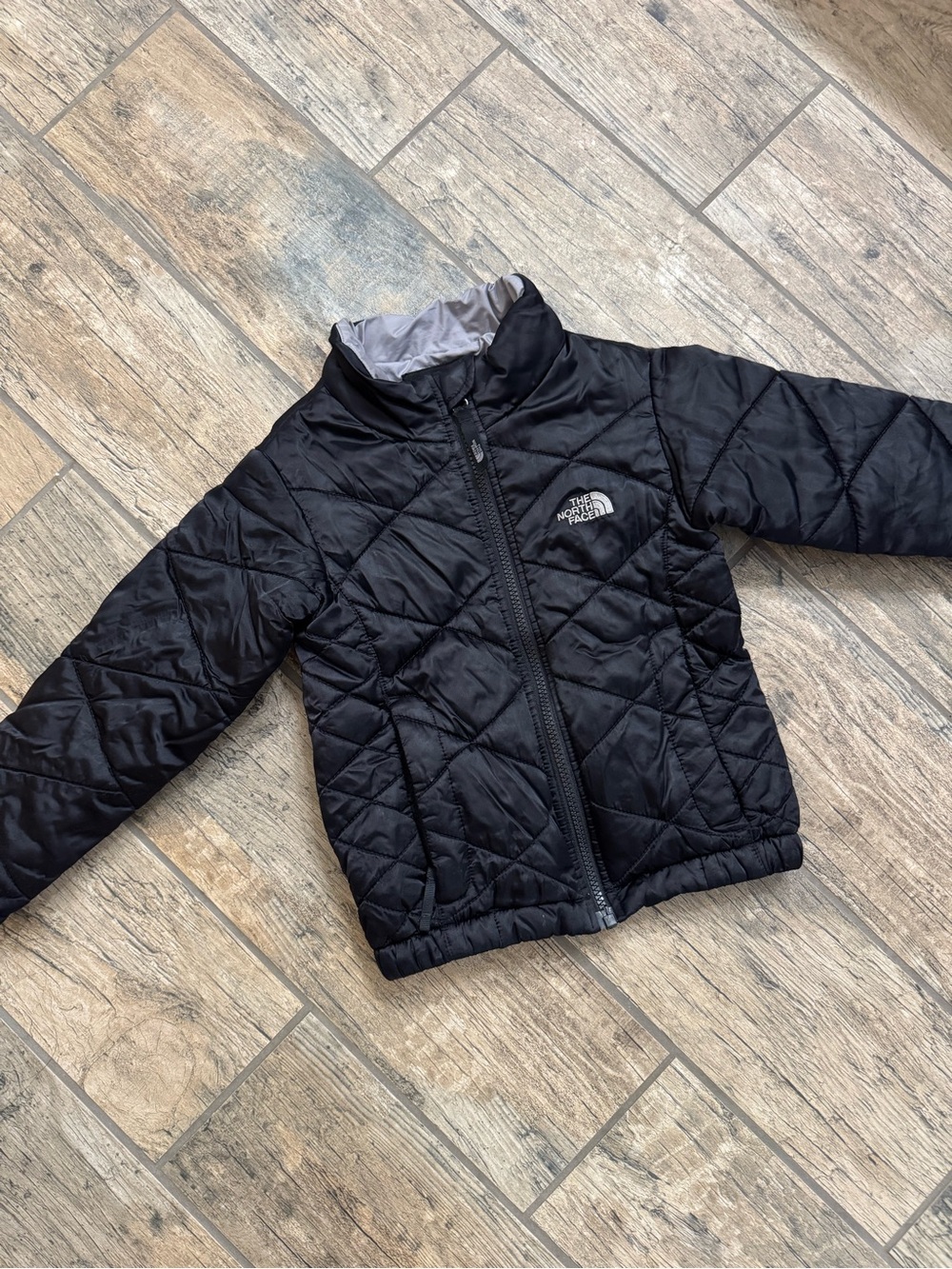 The North Face Kids Black Quilted Puffer Jacket